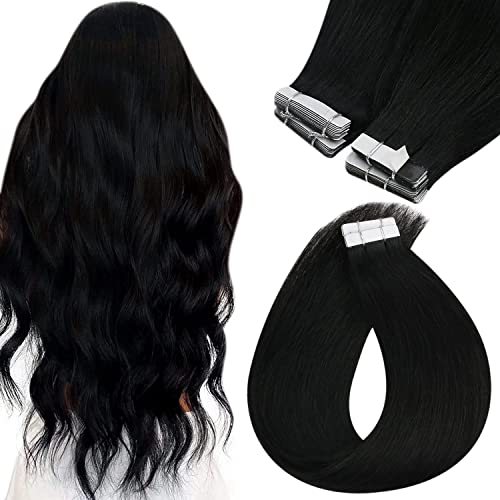 [לקוחות אהוב] סאני קלטת בתוספות שיער שחור קלטת בשיער טבעי הרחבות סילון שחור פו קלטת תוספות תוספות